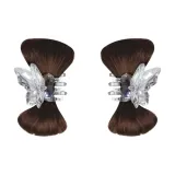 2 Кристальный бант [Темно-кофейный]