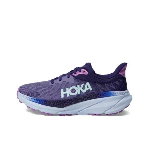 HOKA ONE ONE CHALLENGER 7 Противоскользящие устойчивые к истиранию низкий топ беговые кроссовки женские фиолетовые