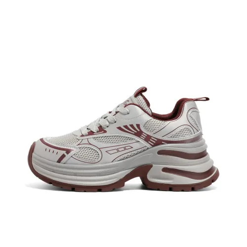 Senda Устойчивые к истиранию Низкие Топ Кроссовки с Толстой Подошвой Женские