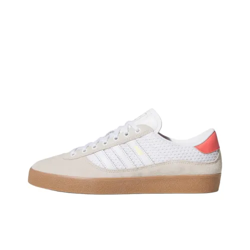 Adidas Originals Puig Slip Resistant Abrasion Resistant Низкие Кроссовки для скейтбординга Мужские Бежевые