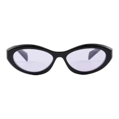 PRADA Переработанный Bio Ацетат Волокно Кошачий глаз Солнцезащитные очки Женские Черный