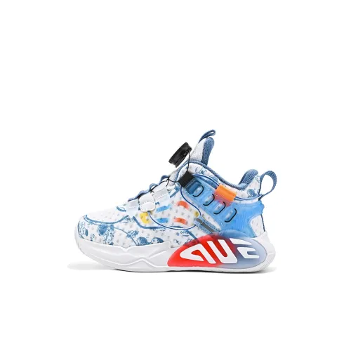 Izumi Chiryū Slip-resistant Abrasion-resistant Breathable MID Kids' Basketball Shoes Children's Изуми Чирию Slip-resistant Устойчивый к истиранию Дышащий MID Детские баскетбольные кроссовки для детей