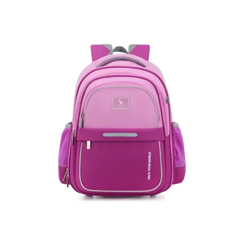 OIWAS Ткань Студенческая Сумка Стандартная Детская Фуксия Небесно-Синий