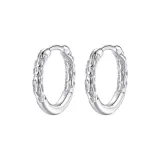 Золотые серьги-кольца, 1 пара