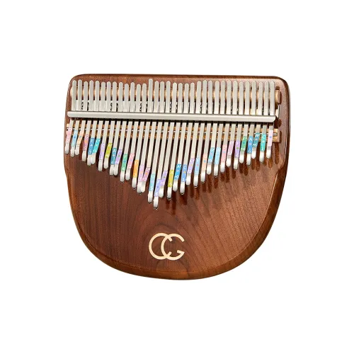 CEGA 34 Тон Kalimba Включая Полтоновую Kalimba Черный Ореховый Материал Калимбы