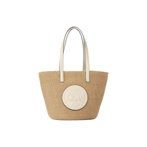 Chloe Бумага Тоут Сумка Сумка для покупок Сумка на плечо Большая Женская Deep Айвори