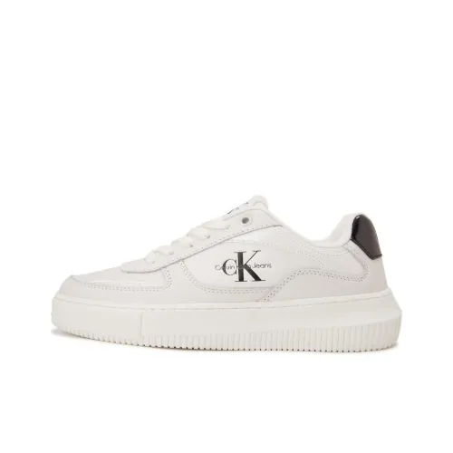 CKJ CALVIN KLEIN JEANS Скейтборд Кроссовки Низкие 01W Moon Белый/Space Черный Женские
