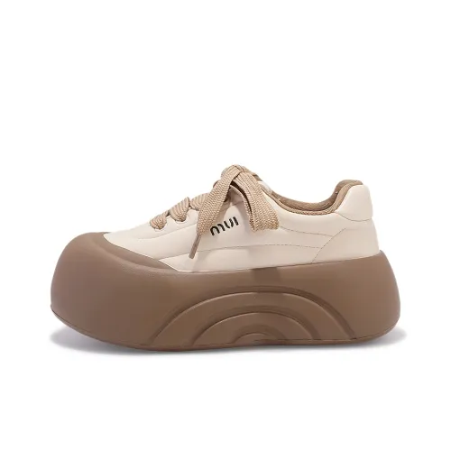 JIONGSEN Противоскользящие Износостойкие Дышащие Низкие Кроссовки для скейтбординга Женские Бежевые