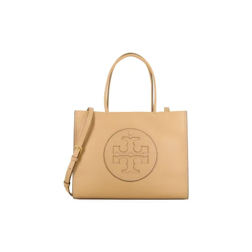 TORY BURCH Ella кожа через плечо сумка-тоут маленькая женская коричневая