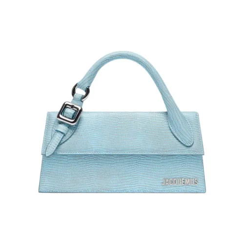 Jacquemus Телячья кожа Одно плечо Сумка Женская Светло-синяя
