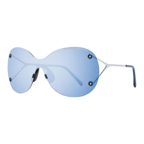 PORSCHE DESIGN Титан Нерегулярная форма Солнцезащитные очки Женские Серебряные