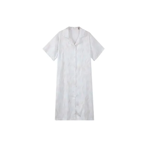 Qin Jing Ночная сорочка Женская Белая