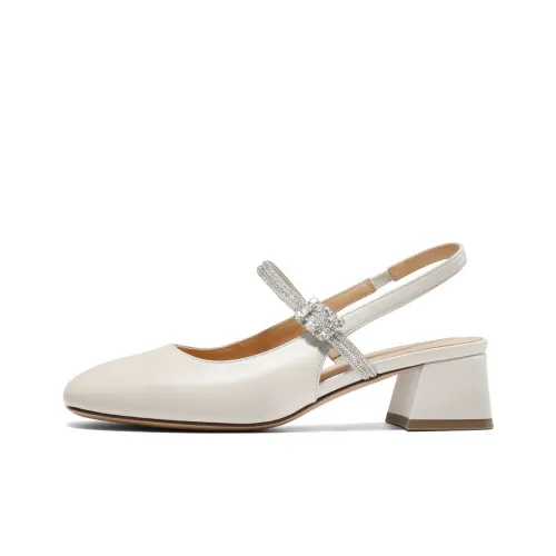 Белль Грубый каблук Туфли Мэри Джейн 4CM Женские