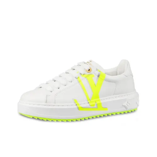 LOUIS VUITTON Time Out Стильные Скейтбординги Женские Белые Желтые