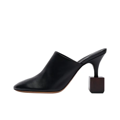 Jacquemus Le Bisou Домашние тапочки 9 см Женские Черные