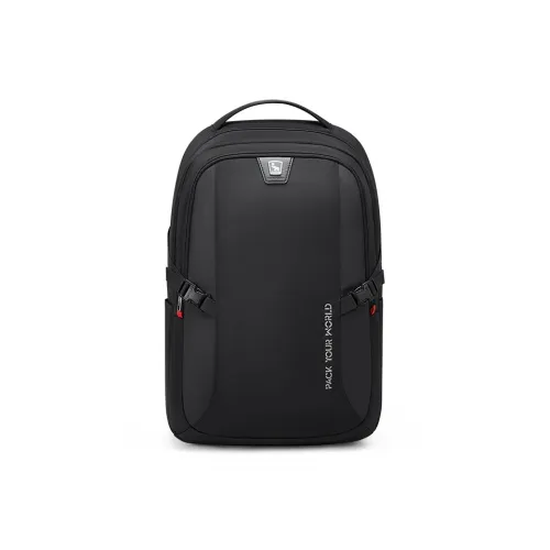 OIWAS Ткань Рюкзак Унисекс Черный