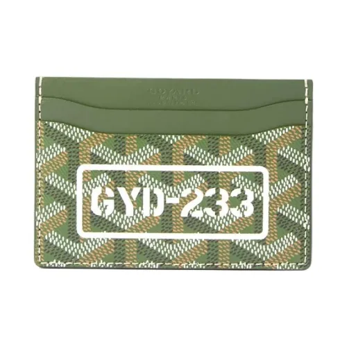 GOYARD Saint Sulpice Goyardine Холст Картхолдер Унисекс Хаки