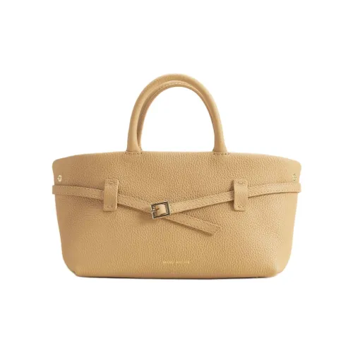 Manu Atelier Сумка через плечо из телячьей кожи женская сумка цвет печенья