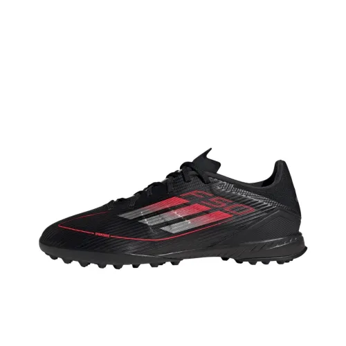 Adidas F50 League Slip-Resistant Abrasion-Resistant Футбольные бутсы Унисекс Черный Красный