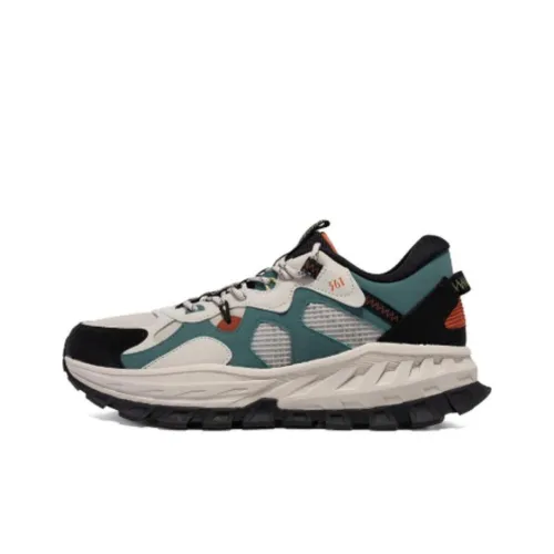 361° Амортизация Износостойкий Низкий Топ Уличная Обувь Мужская Белый Зеленый