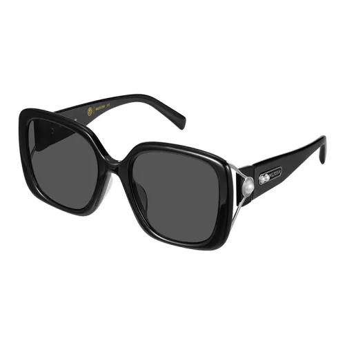 MUJOSH Пластина And Металл Квадрат Солнцезащитный УФ-защита Поляризованные Солнцезащитные очки Унисекс Пурпурно-красный