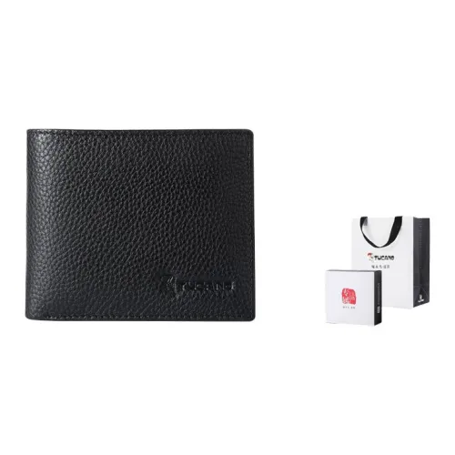 TUCANO Кошелек из коровьей кожи Мужской Черный