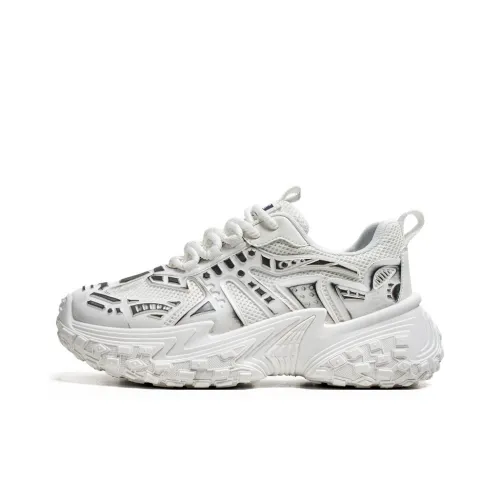 Bull Charm Дышащий Увеличение Высоты Амортизация Низкий Топ Толстая Подошва Мужские