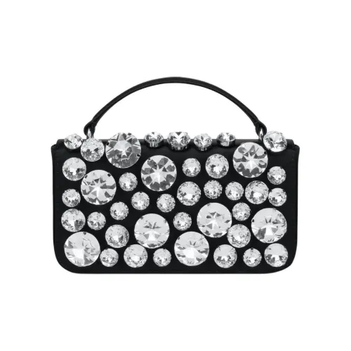 MOSCHINO Шелковая сумка через плечо из вискозы маленькая сумка для женщин черная