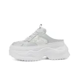 Серебряный, овчина, подкладка