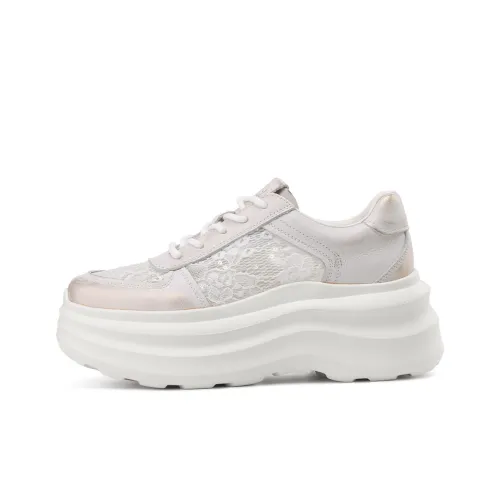 Rosa Bianca Легкий визуально увеличивает рост Низкий Топ Повседневный Женский