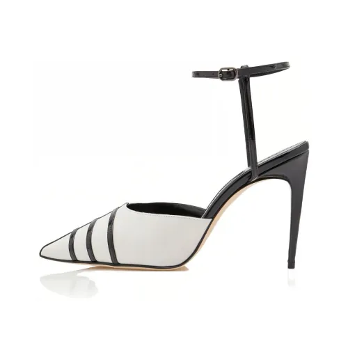 MANOLO BLAHNIK Cetro Узкий каблук Высокие каблуки 10,5 см Женские Белые