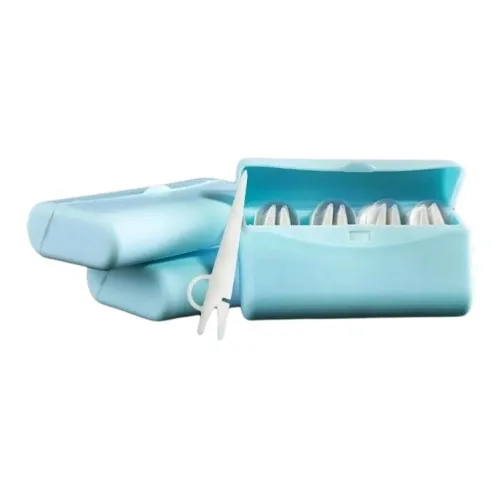 SEVERLAND Портативный с откидной крышкой четыре отделения кружево цветочный двойной патч для век 200 стикер волокно кружево