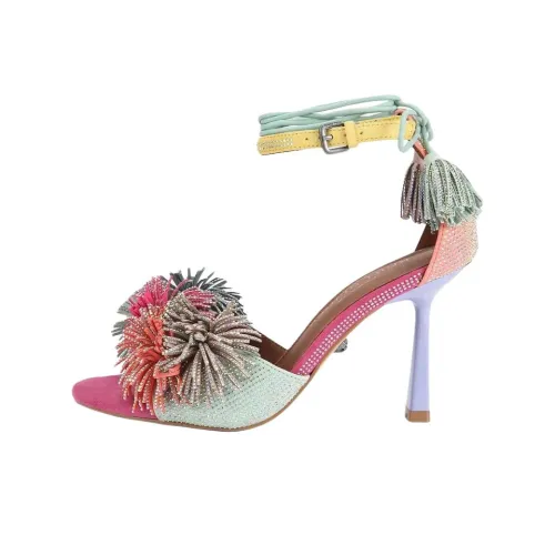 Kurt Geiger London Pom one Ремень Сандалии 7 см Женские Розовые