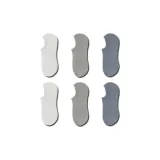 2 Белых + 2 Светло-серых + 2 Темно-сланцево-серых [6 пар]