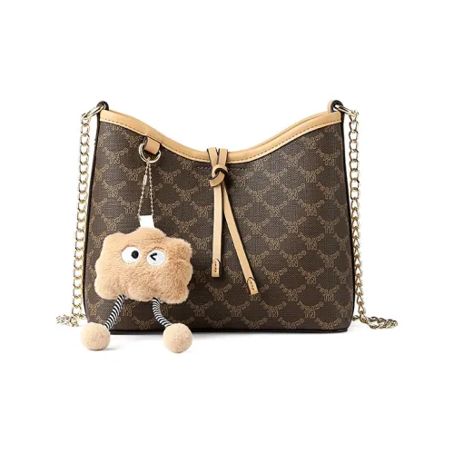 TUCANO Сумки через плечо из ПВХ Сумка на плечо Женская Кофейного цвета