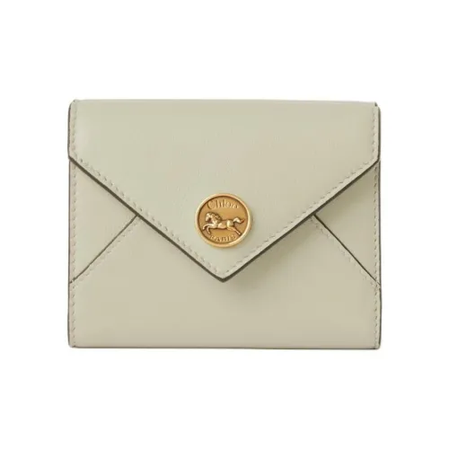 Chloe Кошелек из козьей кожи Маленький Женский Дымчатый Бежевый