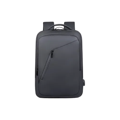 S.REPHEN Рюкзак из кожаной мембраны мужской черный