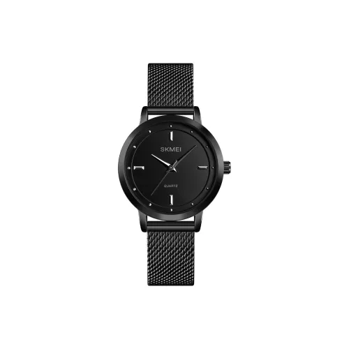 SKMEI Кварцевый механизм Часы Женские Черный циферблат