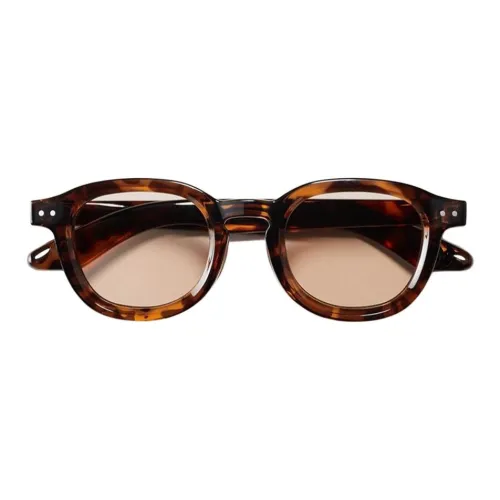 UNIQLO Круглые Солнцезащитные очки Унисекс Черепаховый