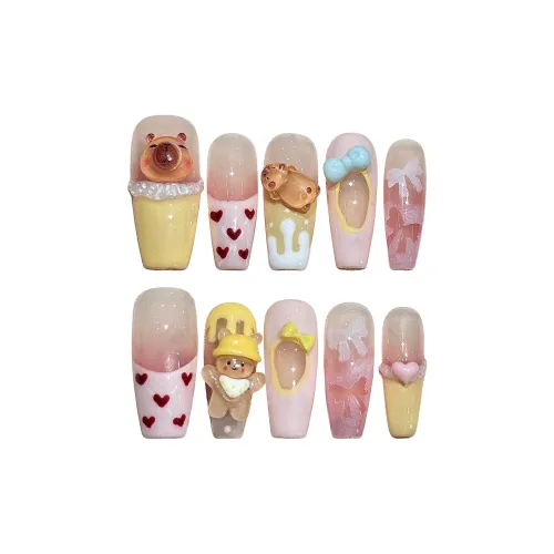 Fanze Милый 3D-эффект Мягкий и Невероятный Капибара Средний LADDER Мультяшный Смужка 30MM