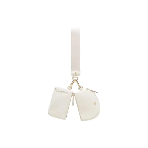 lululemon Переработанный нейлон Кошелек для монет Унисекс Белый