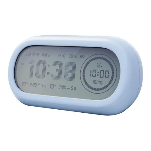 Deli Electronic Механизм Будильник Унисекс Серый