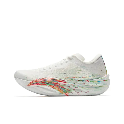 Anta C202 6,0 противоскользящий низкий топ с карбоновой пластиной технология азота кроссовки для бега Marathon женские аромат жасмин