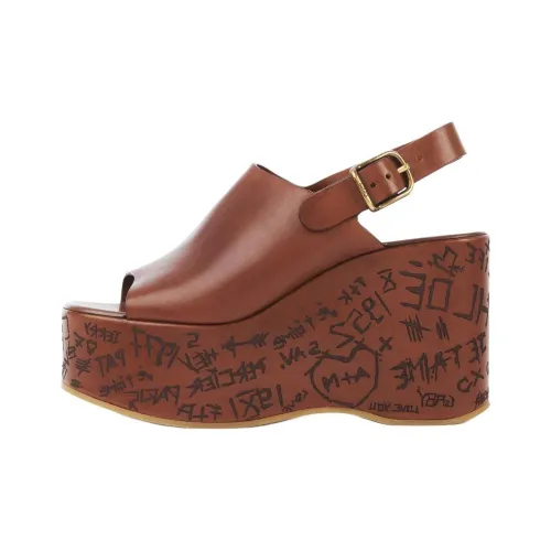 Chloe Maxime One Ремешок Сандалии 8 см Женские Коричневый