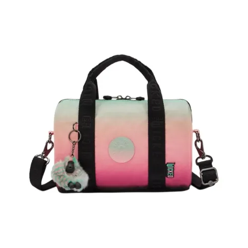 Kipling Сумка на одно плечо Маленькая Унисекс Розовый Зеленый Градиент Черный