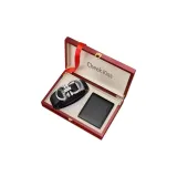 Серебряный + Зернистая кожа личи + Короткий кошелек