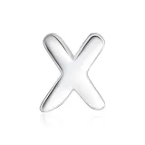 Веселье, буква, серьги-гвоздики (X)