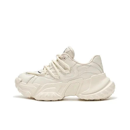HR Low-Top Crepe Sneakers Ecru Women's