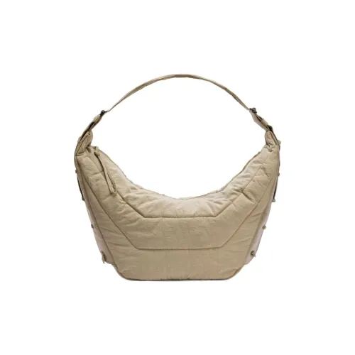 Lemaire Нейлоновая круассан сумка через плечо большая унисекс хаки