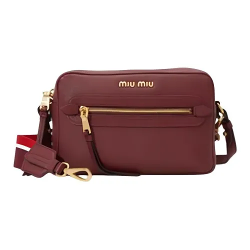 MIU MIU Кожа Сумка через плечо Женская Красная